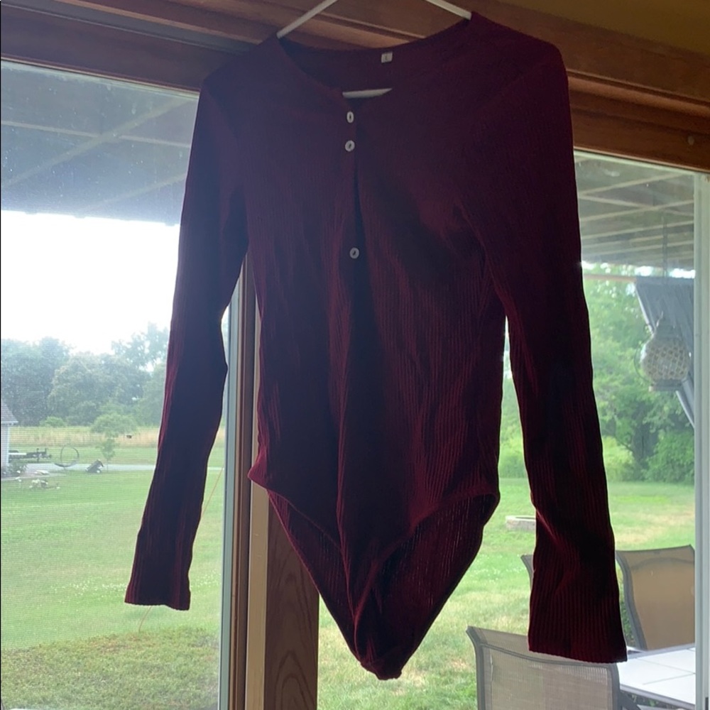 Red bodysuit